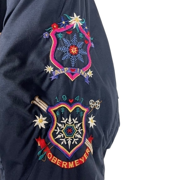 OBERMEYER AUSTIN EMBROIDERED FLORAL SNOWFLAKE WINTER SNOW SKI JACKET - Picture 10 of 16